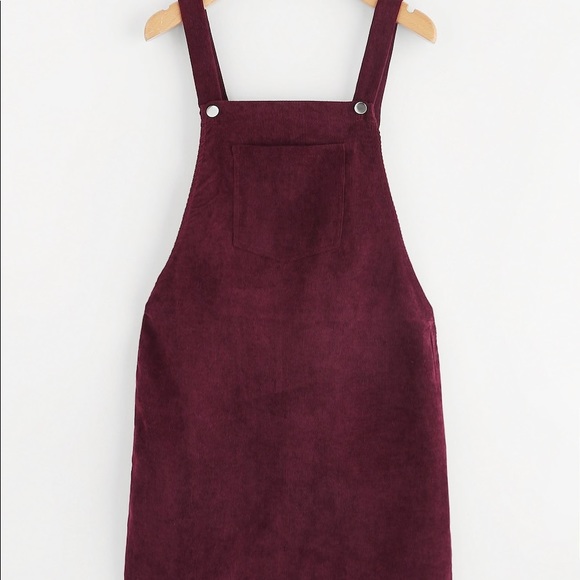 Dresses & Skirts - Maroon overall dress